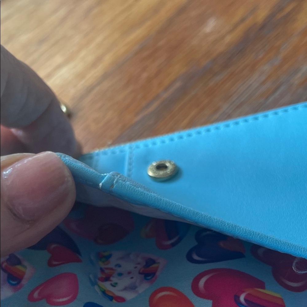 Lisa Frank Loungefly Unicorn and Dolphin Wallet - Picture 6 of 7